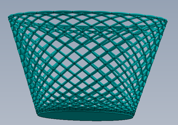 Net wascket 3D Model (SOLIDWORKS) | Concept Design | CAD File