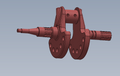 Crank 3D Model (SOLIDWORKS) | Concept Design | CAD File