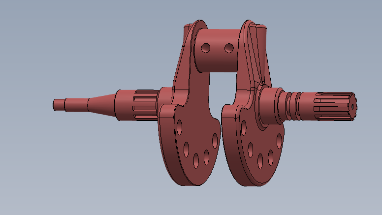 Crank 3D Model (SOLIDWORKS) | Concept Design | CAD File